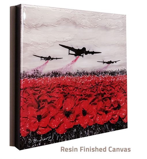 Raid Of Remembrance, resin finished Canvas