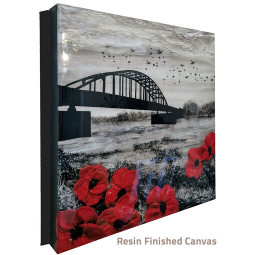 'A Bridge Too Far', resin finished canvas