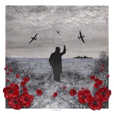 'Churchill's Rejoice' Open Edition Print